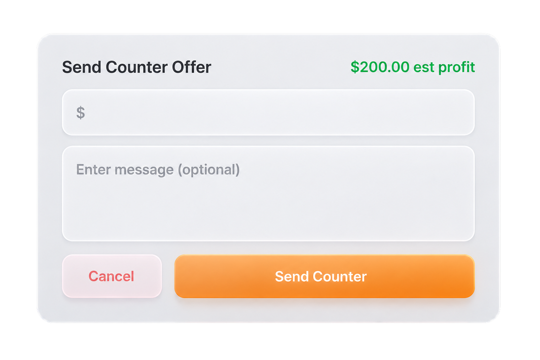 Manage offers